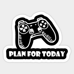 plan for today Sticker